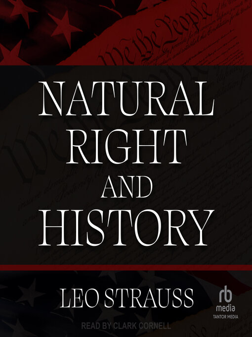 Title details for Natural Right and History by Leo Strauss - Wait list